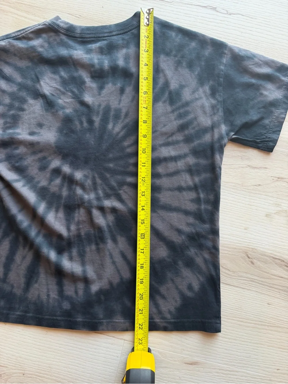 Nike Black Spiral Tie-Dye Tee with Pink Logo - Kids